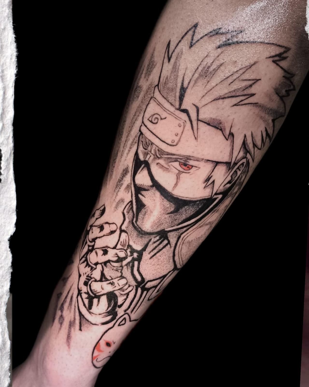 Tatuaje inspirado en anime.
