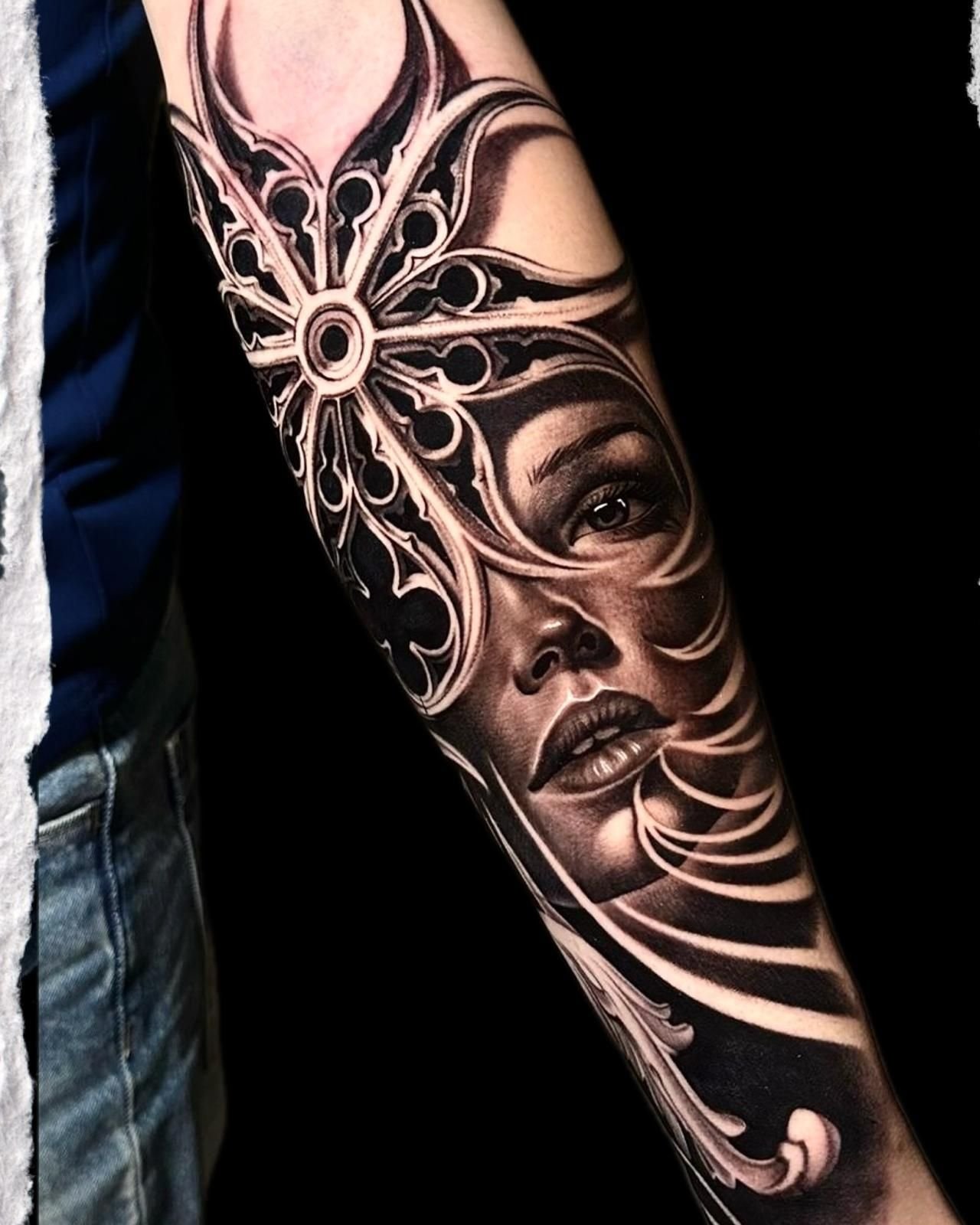 Tatuaje realista.